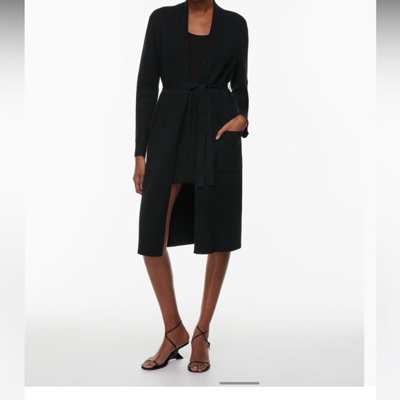 Babaton NWT TY Long Cardigan in Total Eclipse - Picture 10 of 12